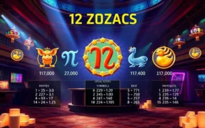 เกมสล็อต 12 Zodiacs สัญลักษณ์ราศีนำโชค ลุ้นรางวัลใหญ่