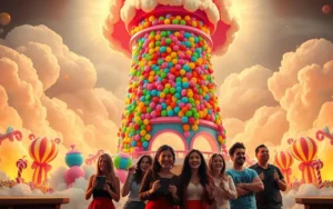 เกมสล็อต Candy Tower เกมสุดหวานทำเงินได้จริง